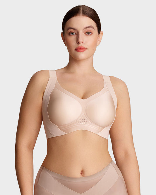 Bra Invisible Wide-Band Wireless Support Bra