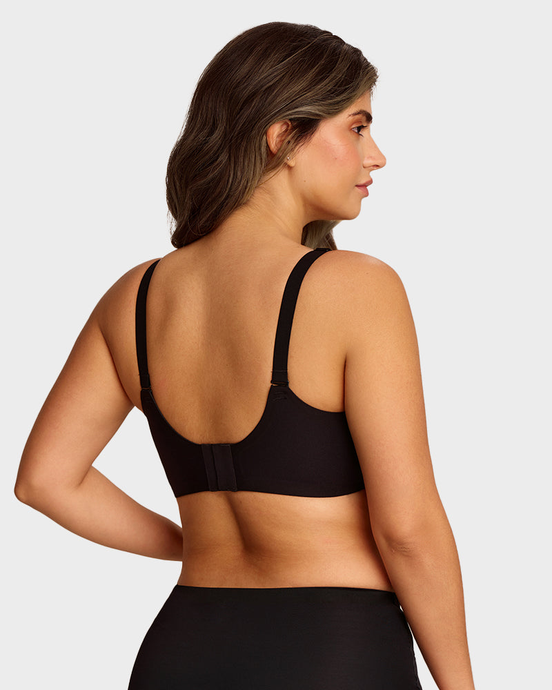 Soft Full Coverage Scalloped Wireless Jelly Bra