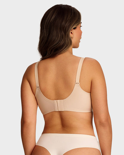 Soft Full Coverage Scalloped Wireless Jelly Bra