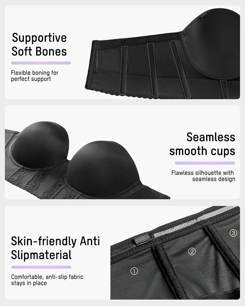 The Low Back Strapless Bra