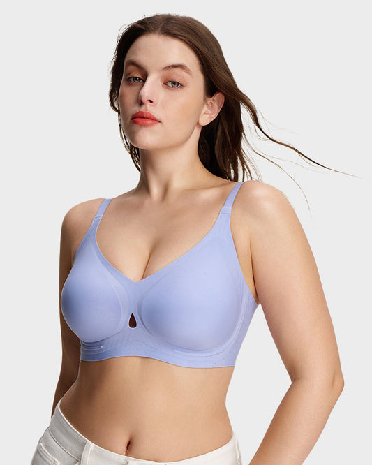 Teardrop Cutout Support Bra